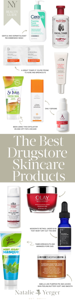 The Best Drugstore Skincare Products