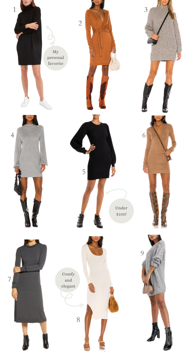How to Style a Sweater Dress for Every Occasion Imaginable