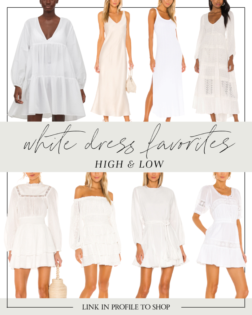 White Mini and Maxi Dresses – Natalie Yerger