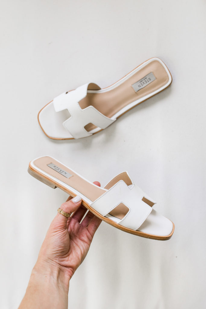 Women's Flat Thong Sandals Minimalist Solid Color Summer - Temu