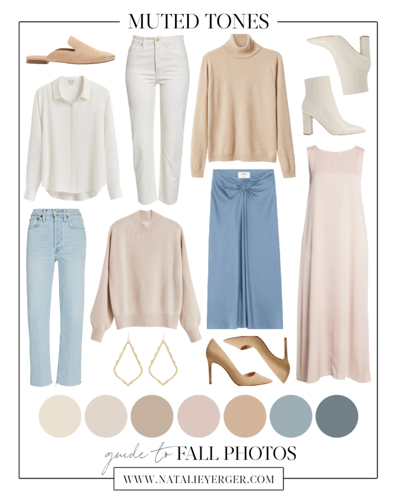 fall family photo outfits neutral
