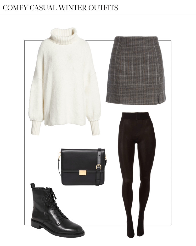 Casual Winter Outfits with Tights