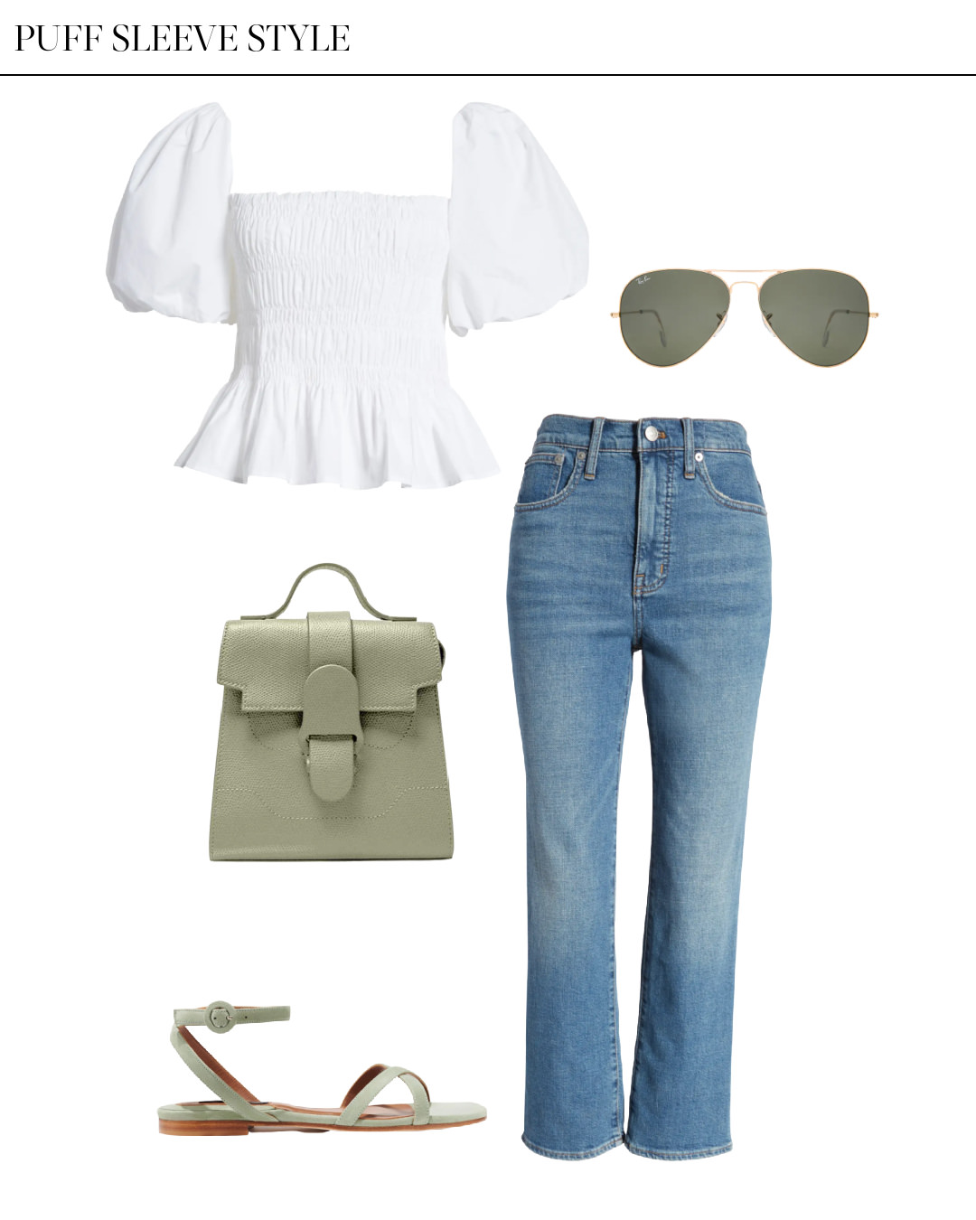 Look: 10 Puff Sleeve Top Outfit Ideas