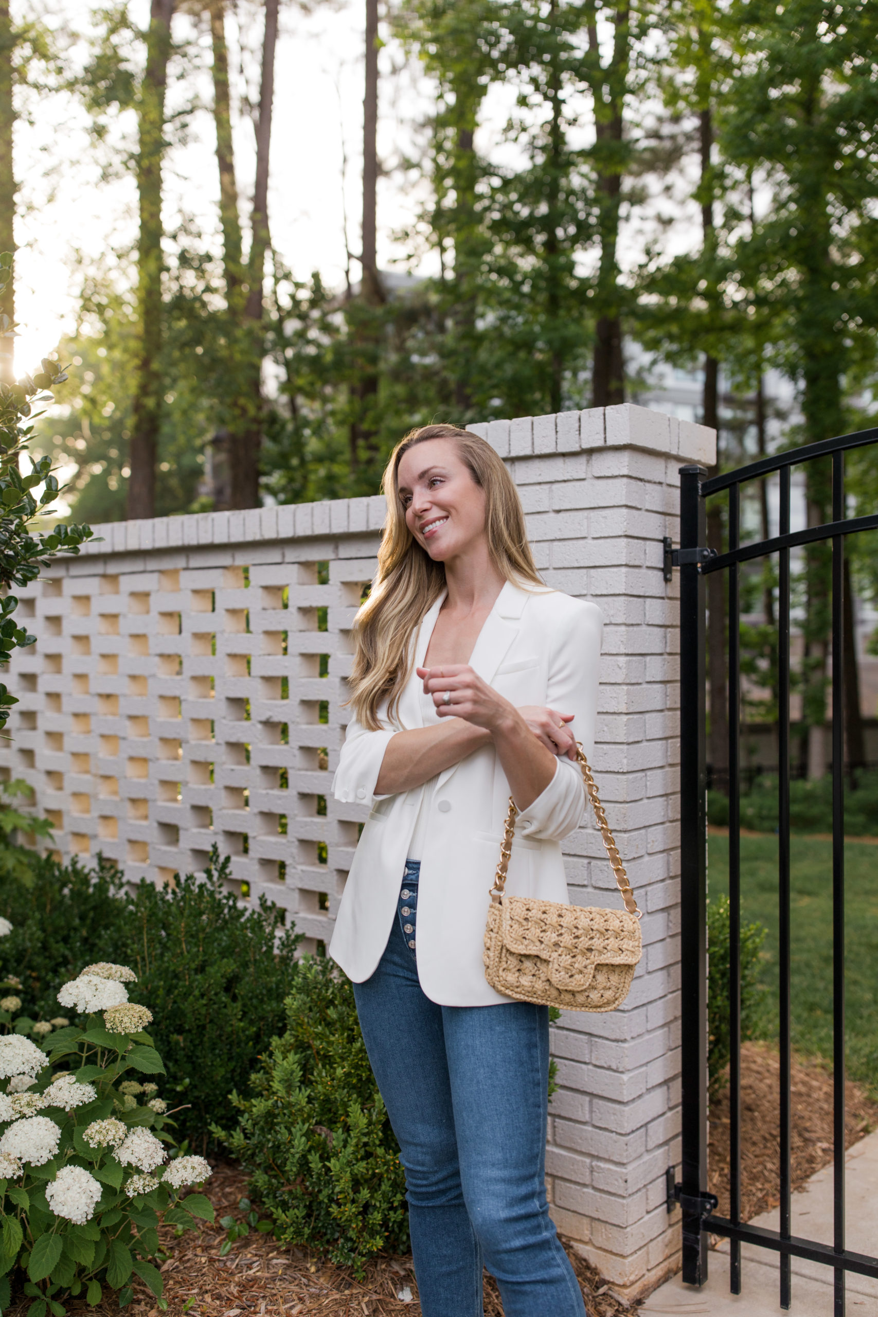 What to Wear with a White Blazer: 7 Outfit Ideas | Natalie Yerger