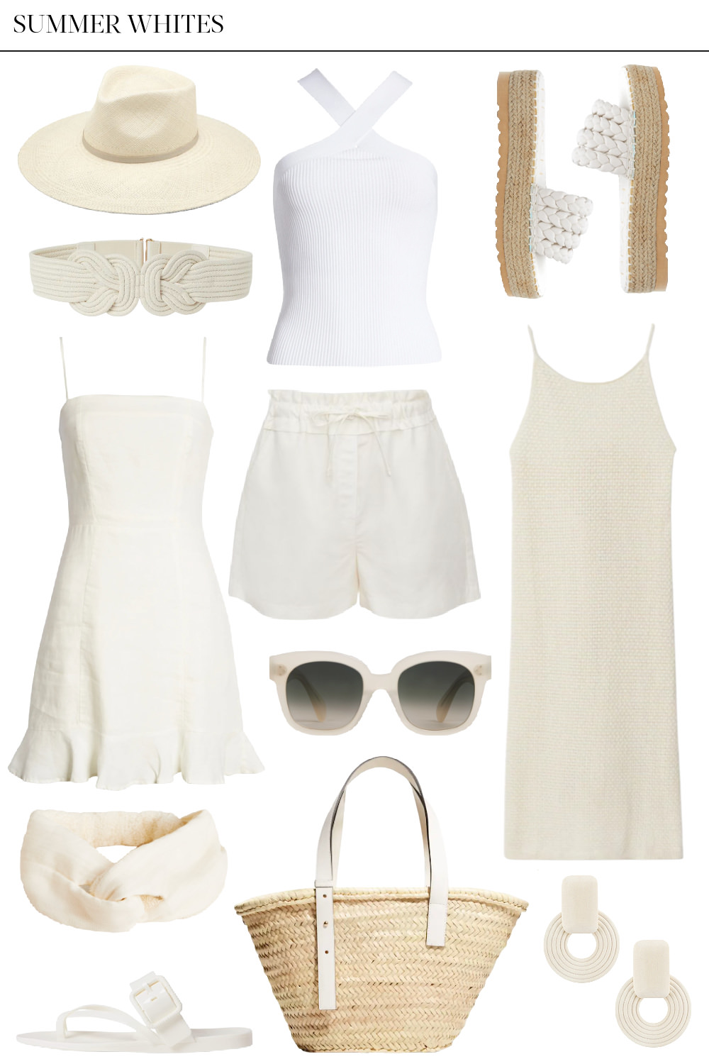 6 All White Summer Outfits