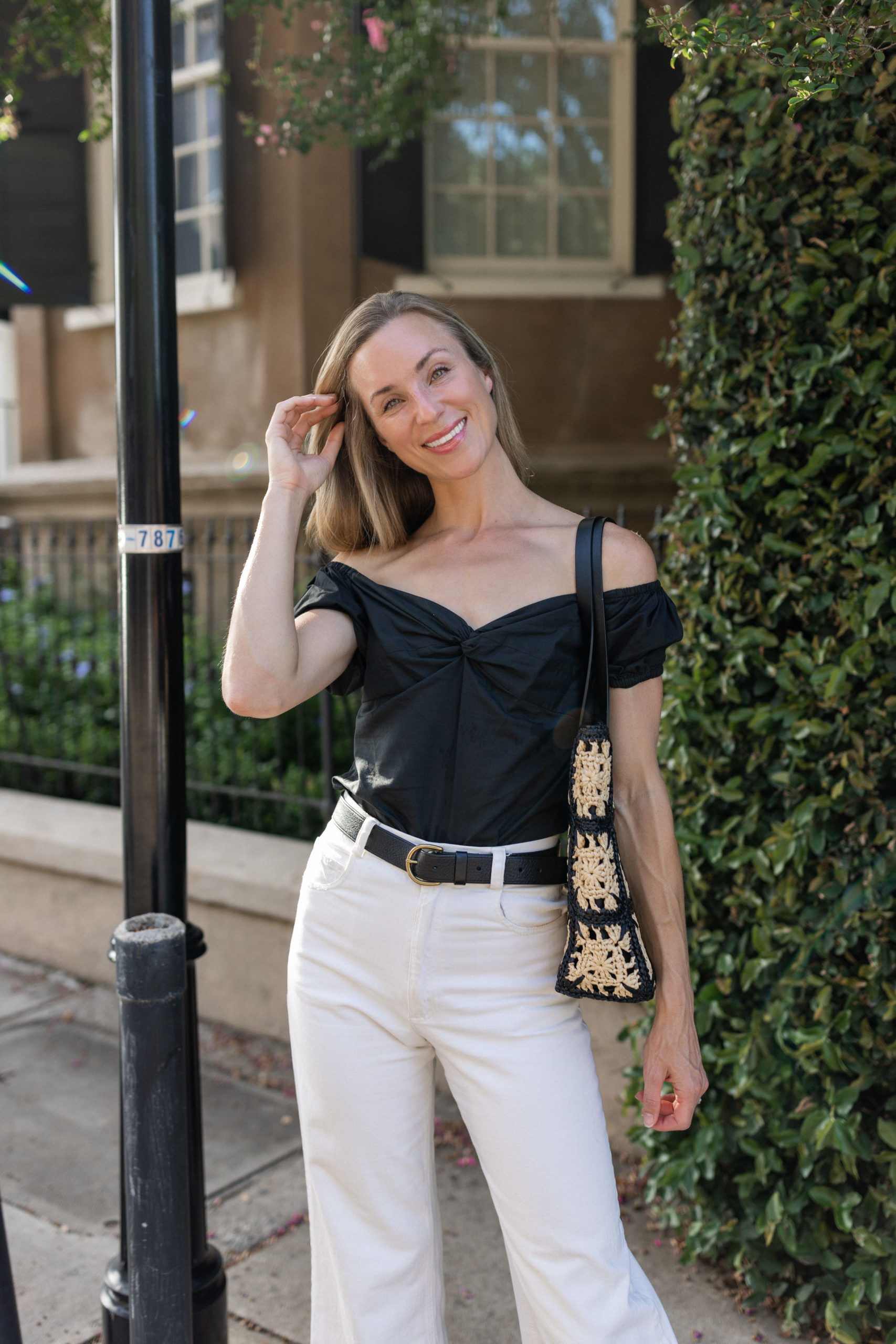 Black and White Summer Outfit | Natalie Yerger