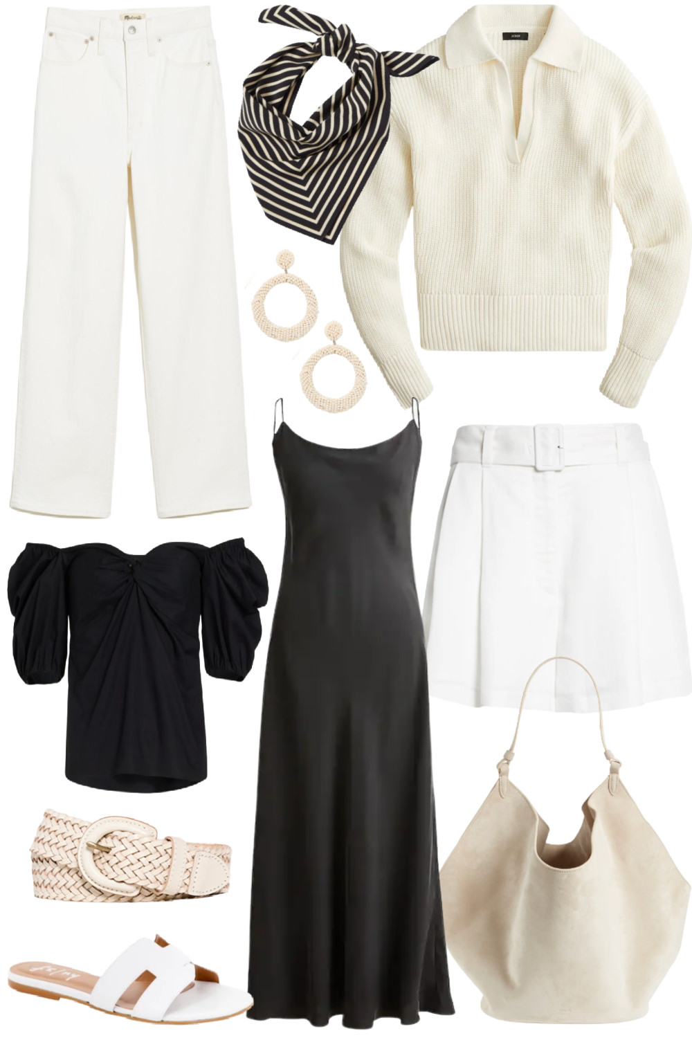 Black and White Summer Outfit