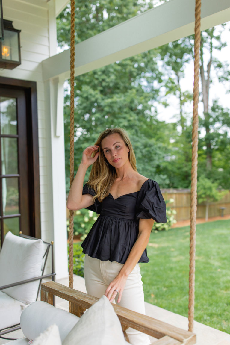 20 Black Puff Sleeve Tops that Are Perfectly Romantic Natalie Yerger