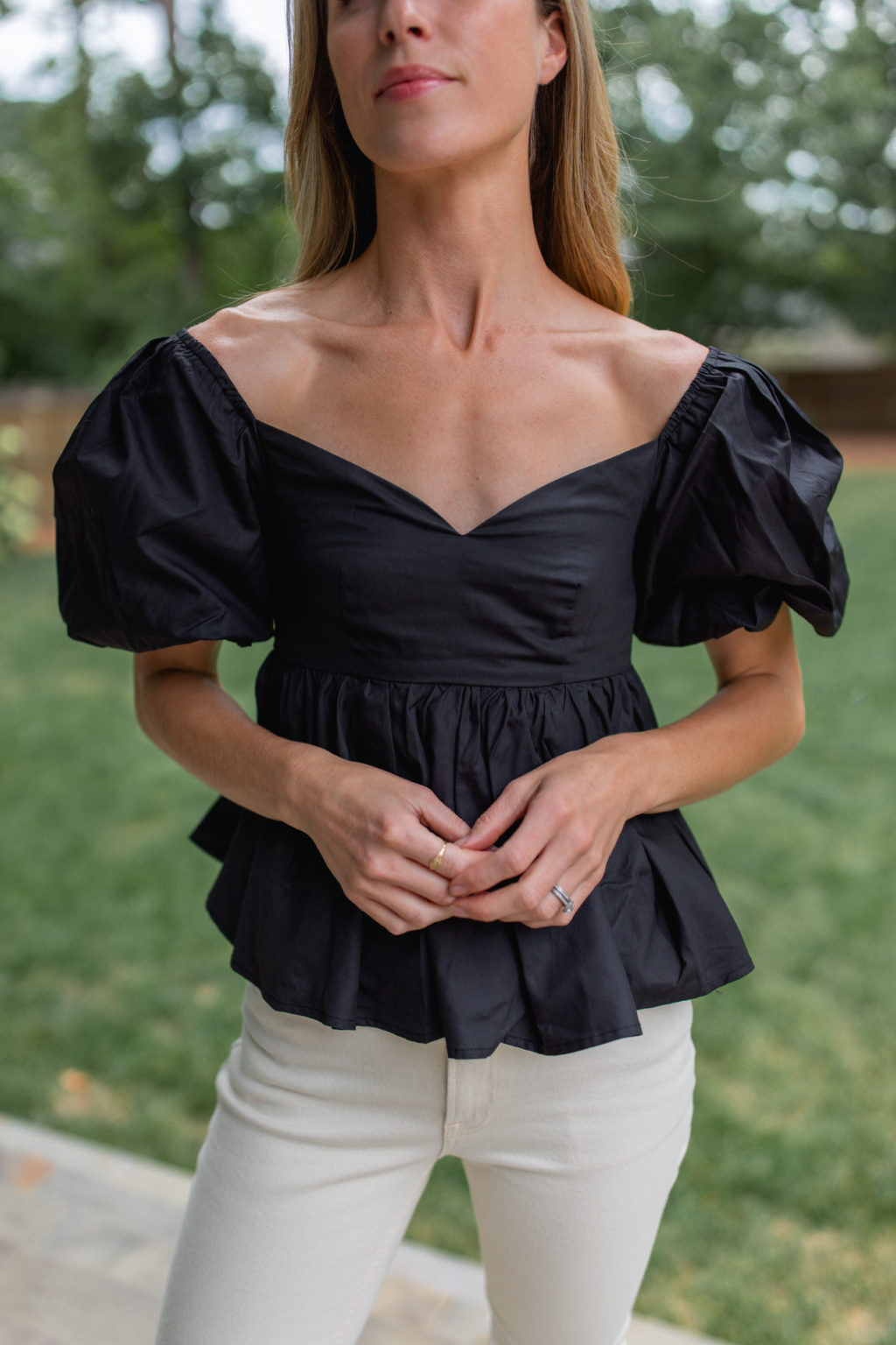 20 Black Puff Sleeve Tops that Are Perfectly Romantic Natalie Yerger