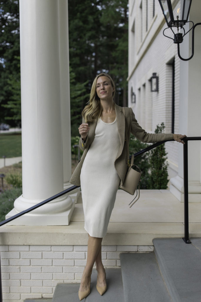 how to wear a summer dress in the fall