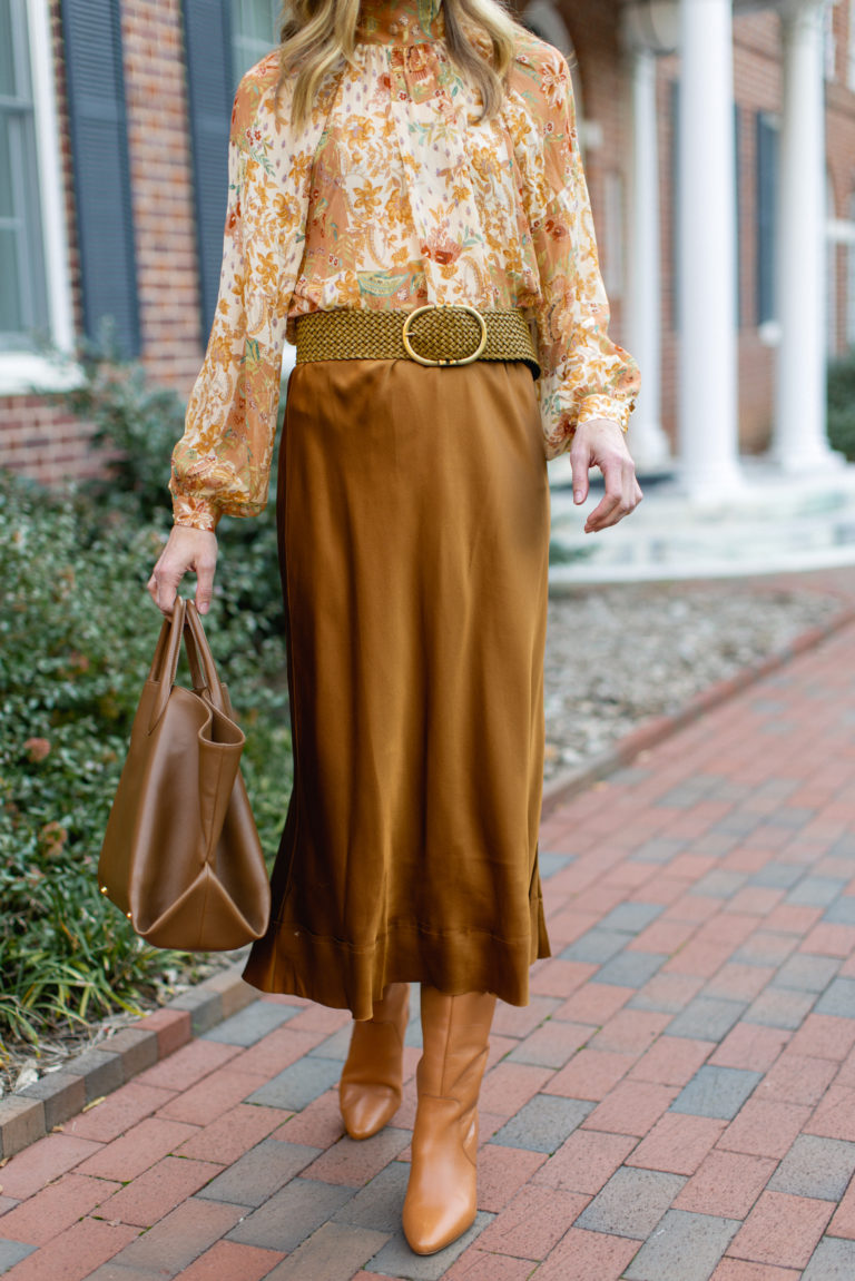 Making a Case for Fall Satin Skirts (& A Roundup) Natalie Yerger
