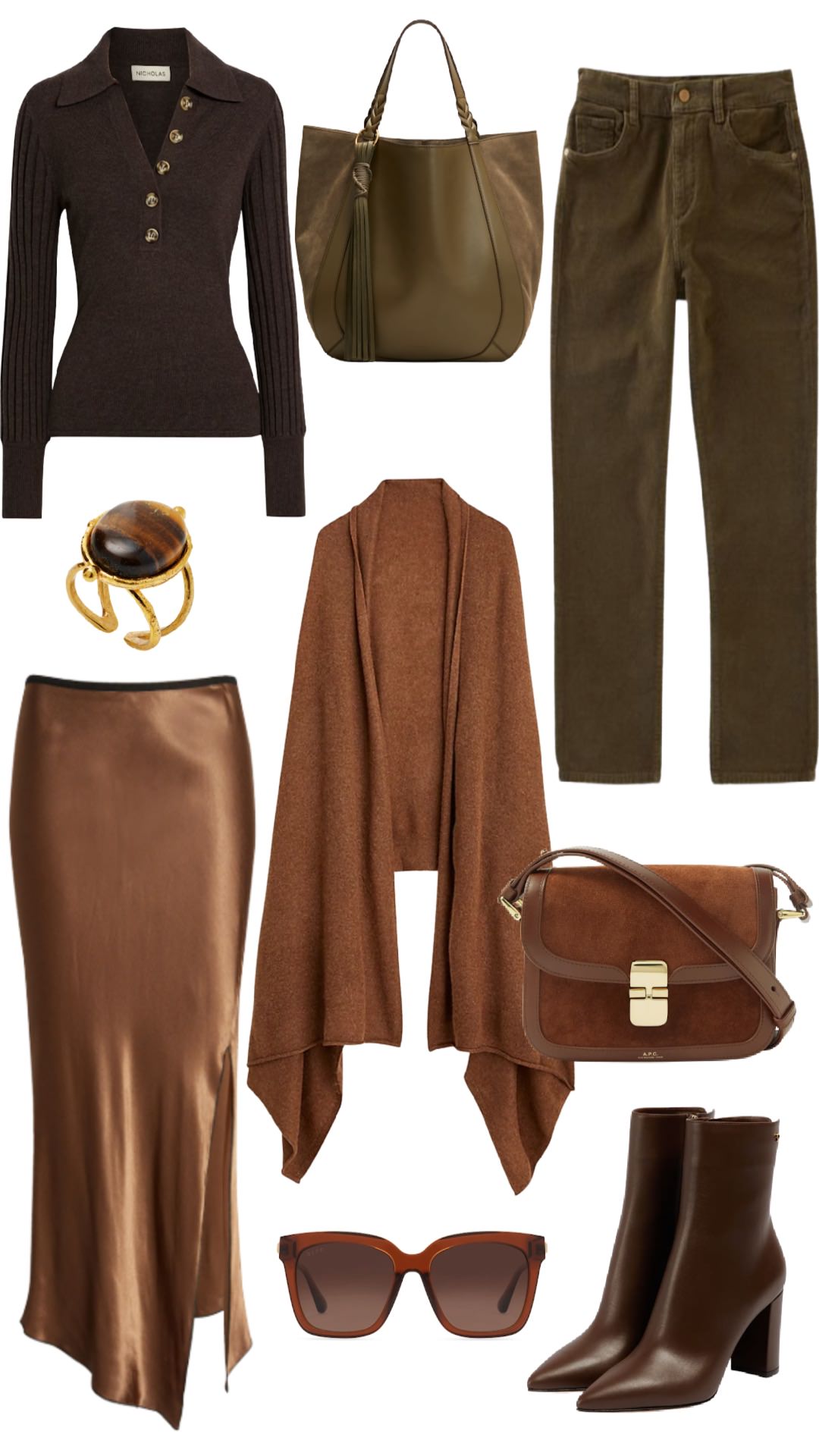 Rich Earth Tone Pieces for Fall