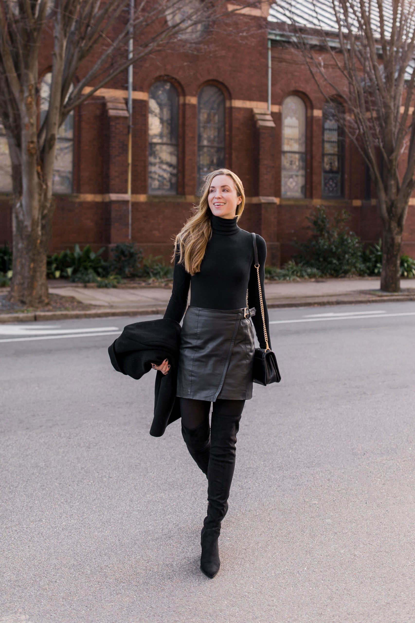 10 Ways To Style A Basic Black Turtleneck Natalie Yerger