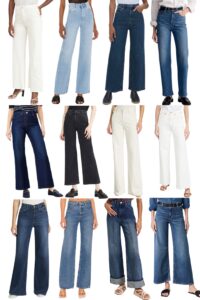 How to Style Wide Leg Jeans | Natalie Yerger