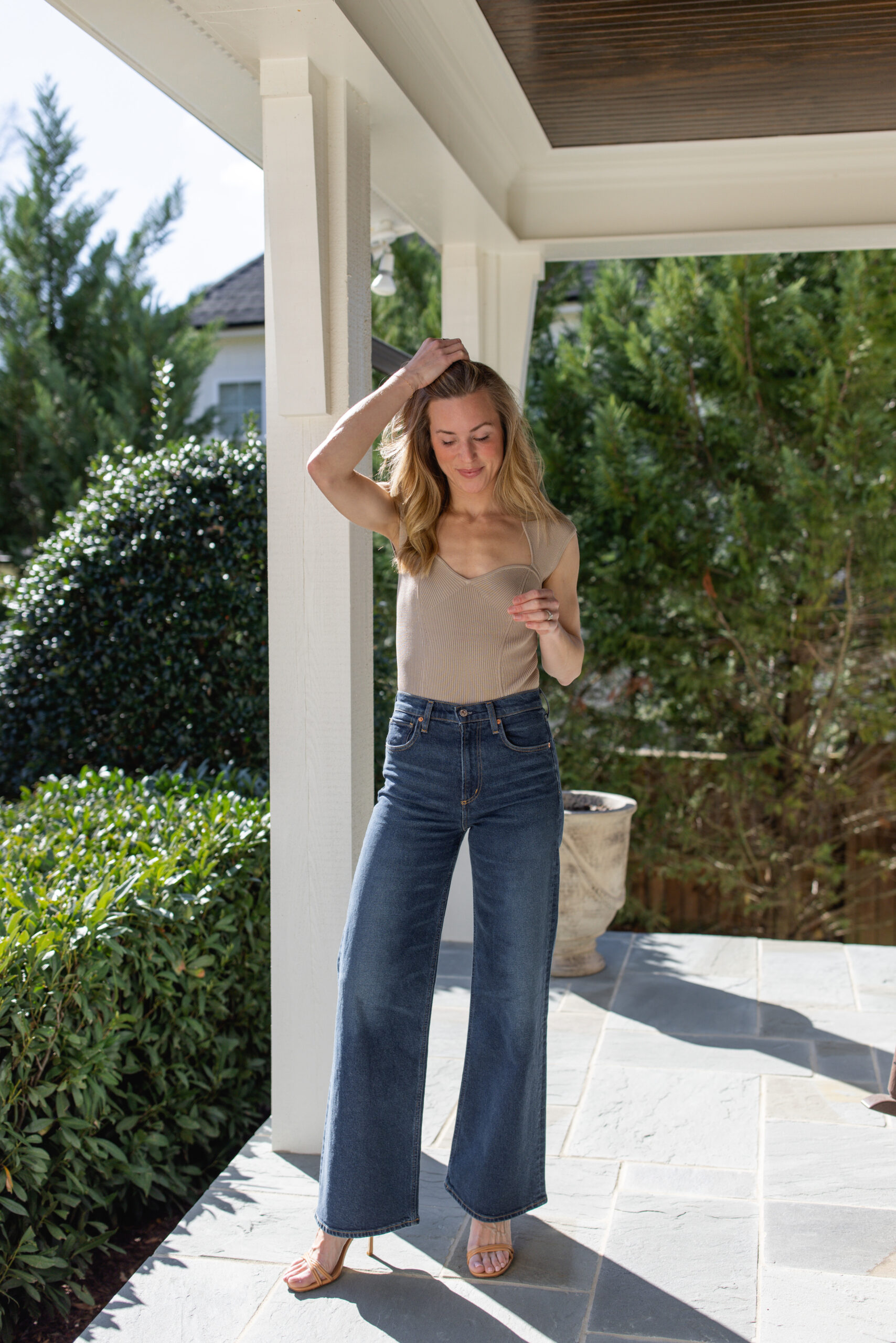 How To Style Wide Leg Jeans Natalie Yerger