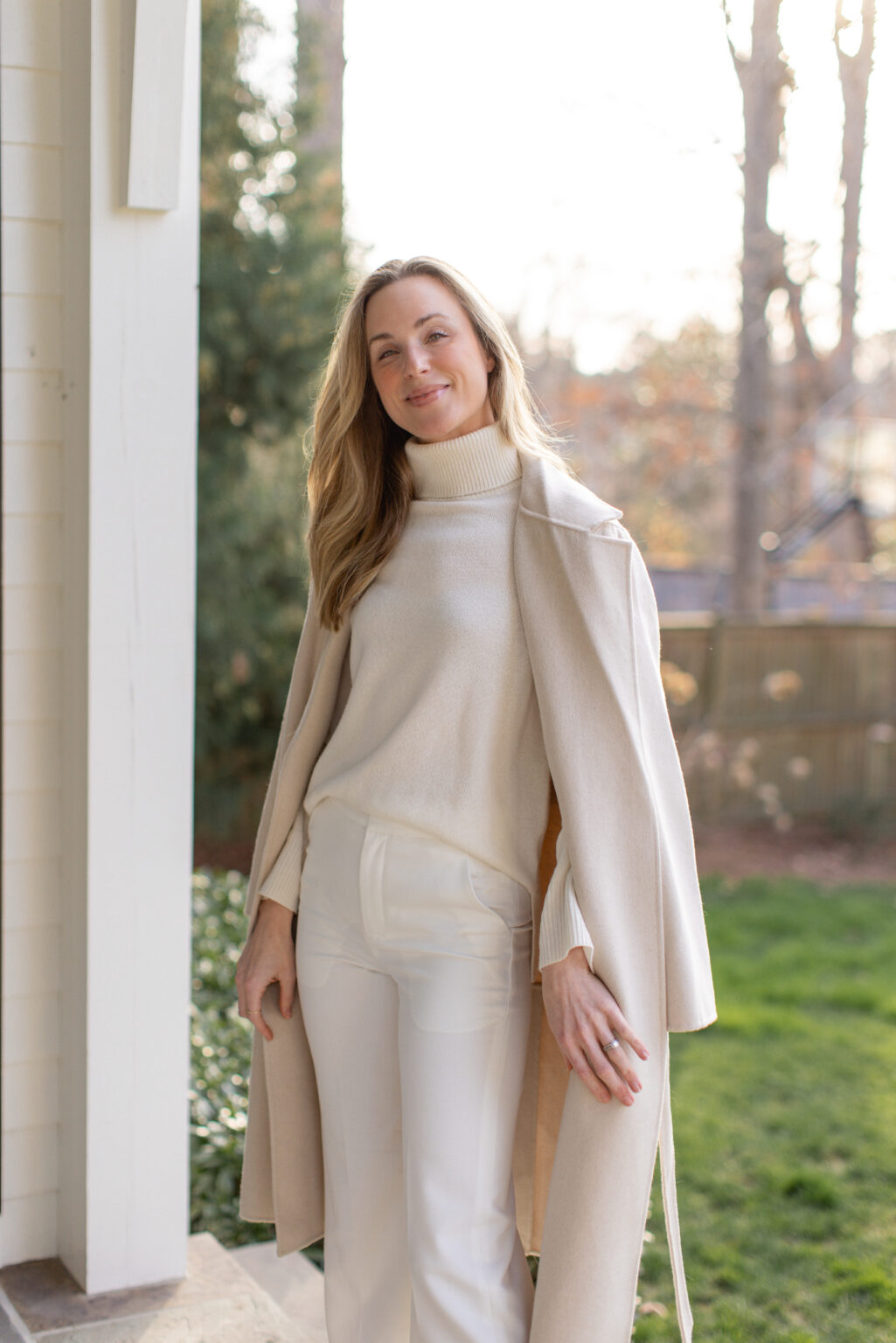 2 Fresh Ways to Style White Pants for Winter Natalie Yerger