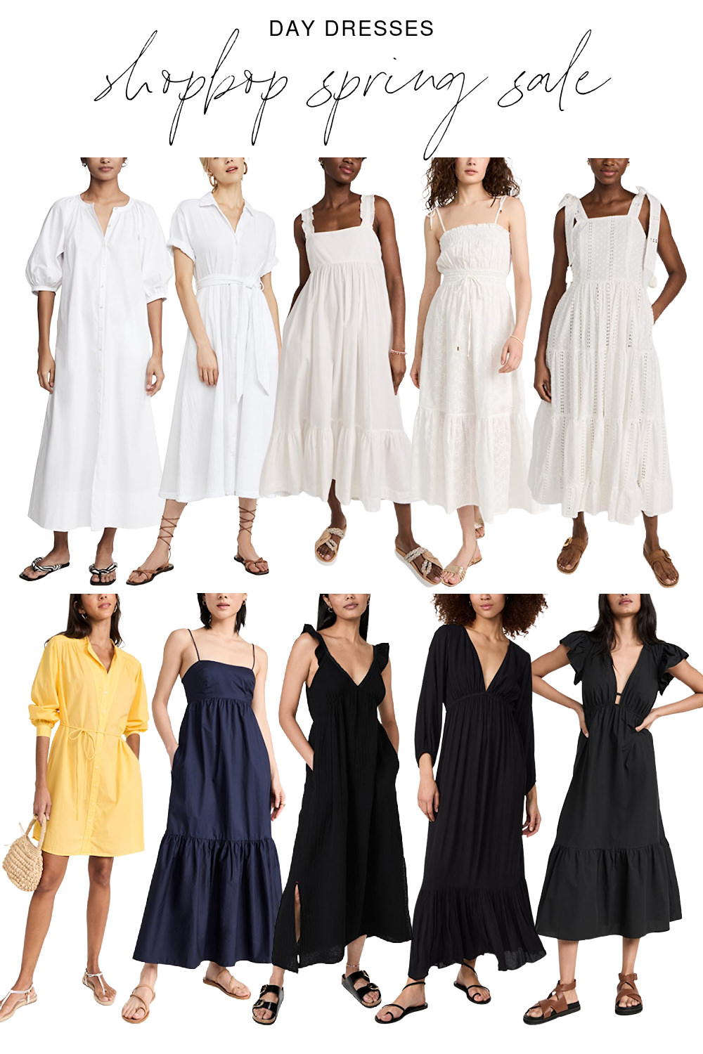 shopbop sale spring summer dresses 2023