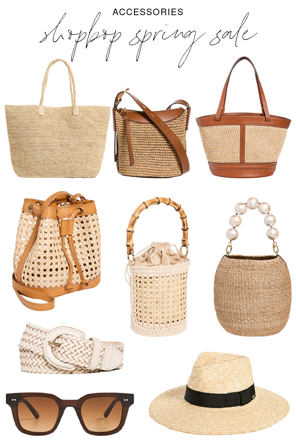 bags accessories and hats at the shopbop spring 2023 sale