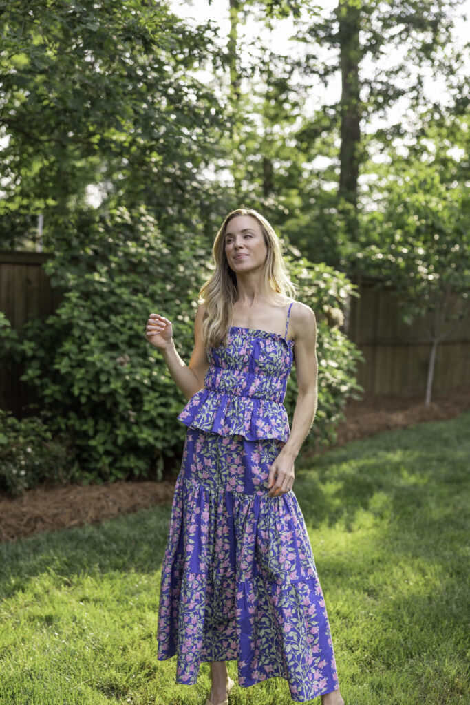 how to style a long skirt for summer