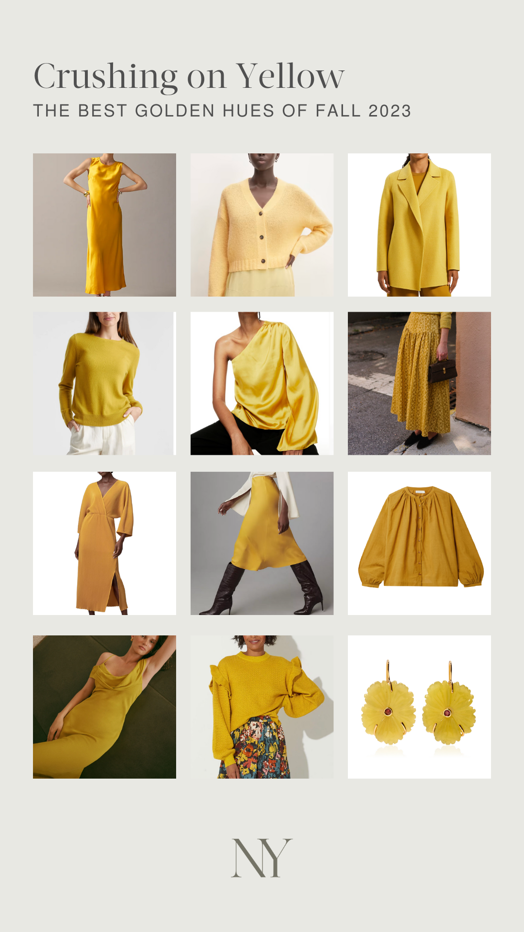 The Best Yellow Pieces to Wear in Fall