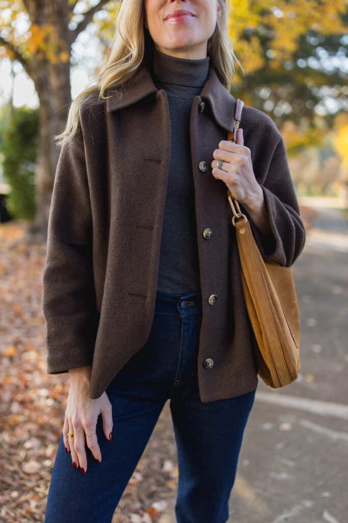 how to wear a shacket without looking like you're going to a pumpkin patch
